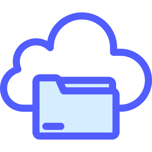 almacenamiento en la nube icono gratis