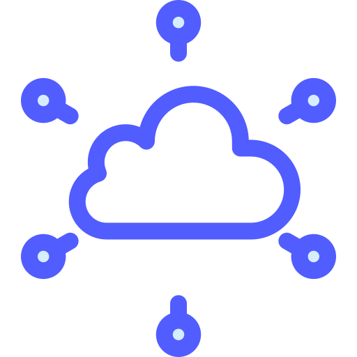 computación de borde icono gratis