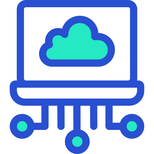 computación en la nube icono gratis