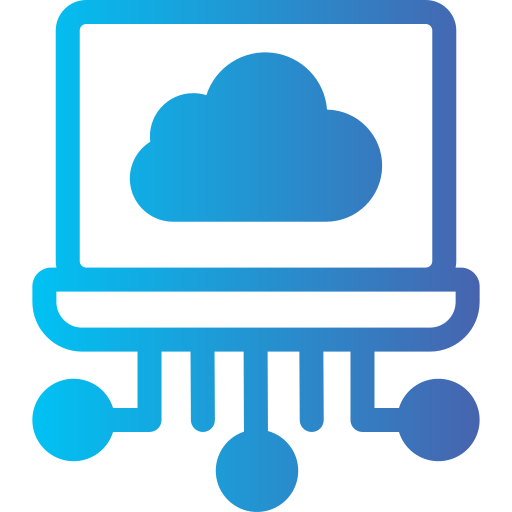 computación en la nube icono gratis