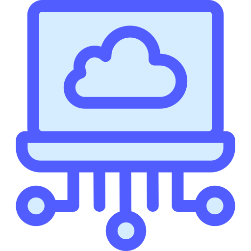 computación en la nube icono gratis