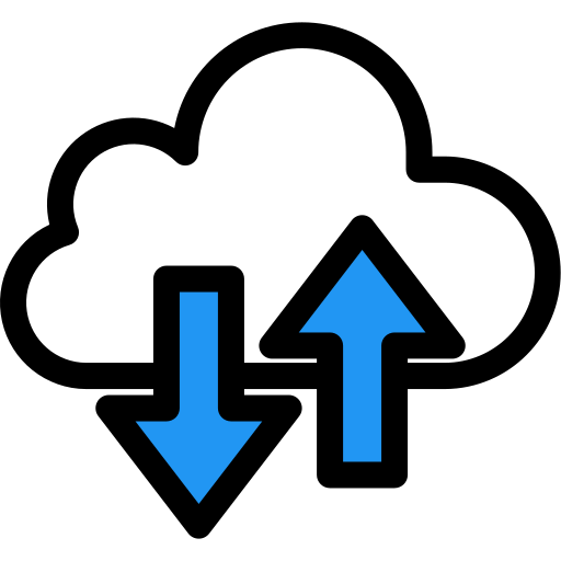 computación en la nube icono gratis