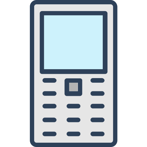 teléfonos móviles icono gratis