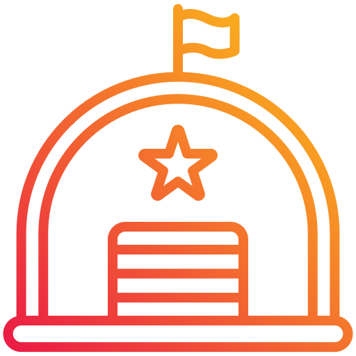 base militaire Icône gratuit