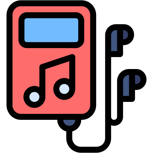 reproductor de mp3 icono gratis