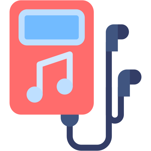 reproductor de mp3 icono gratis