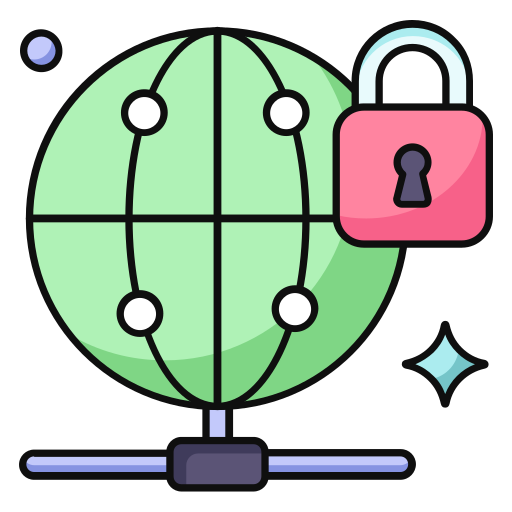 seguridad global icono gratis