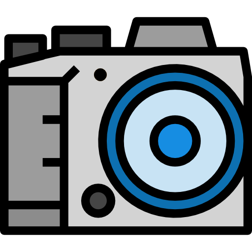 Camera turkkub Lineal Color icon