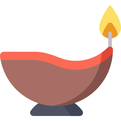 Oil lamp - free icon