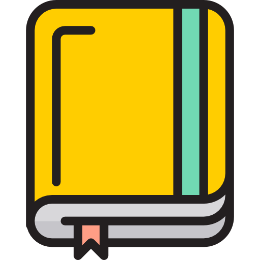 Book srip Lineal Color icon