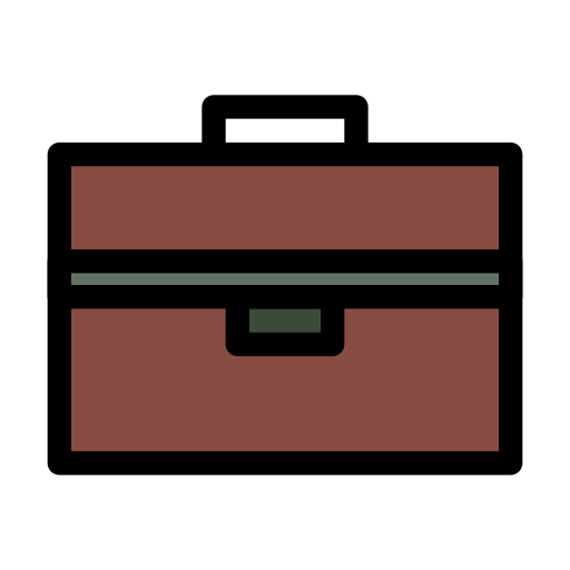 maletín icono gratis