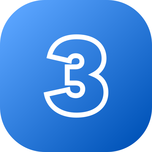 Three free icon Three free icon
