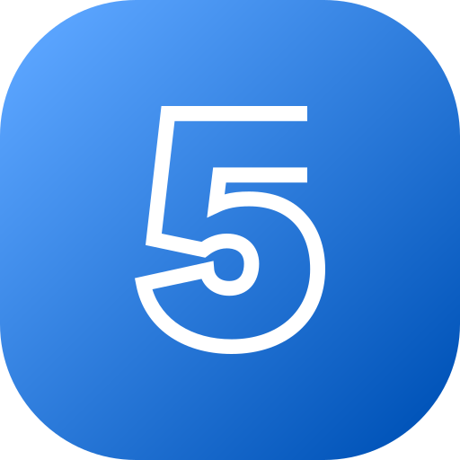 Five free icon Five free icon