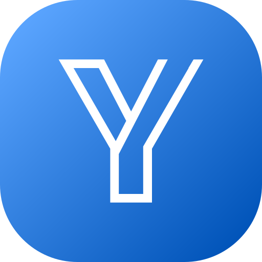 Letter y Generic gradient fill icon