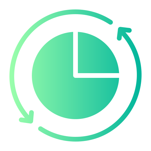 gráfico circular icono gratis