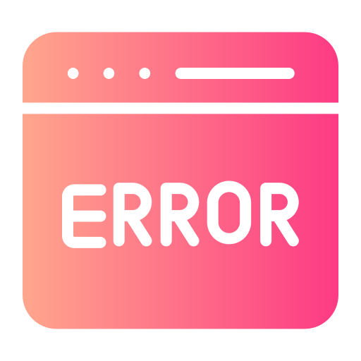 mensaje de error icono gratis