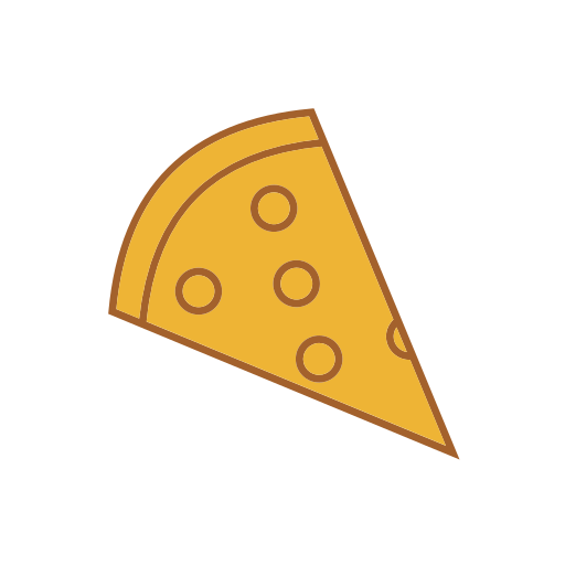 Pizza slice Generic color lineal-color icon