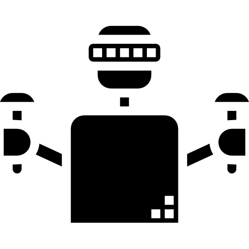 juegos de realidad virtual icono gratis