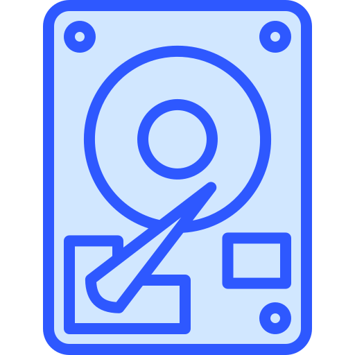 Hard disk Generic color lineal-color icon