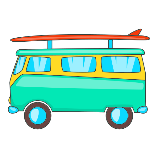 Bus Generic color lineal-color icon