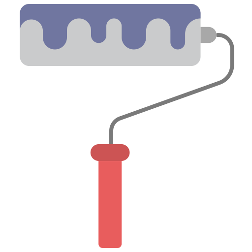Paint roller free icon