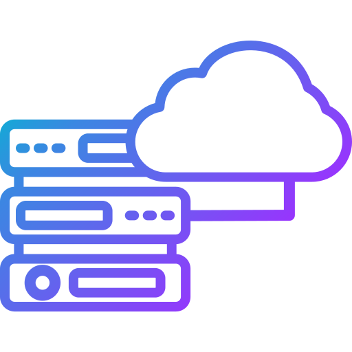 base de datos en la nube icono gratis