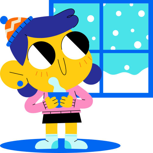 hiver gratuit sticker