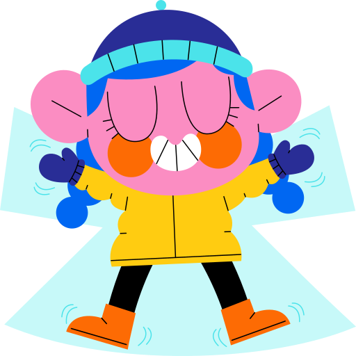 Snow free sticker