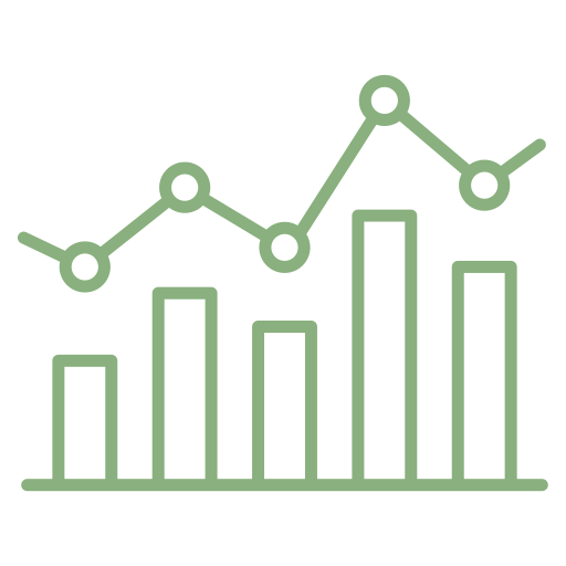 gráfico de barras icono gratis