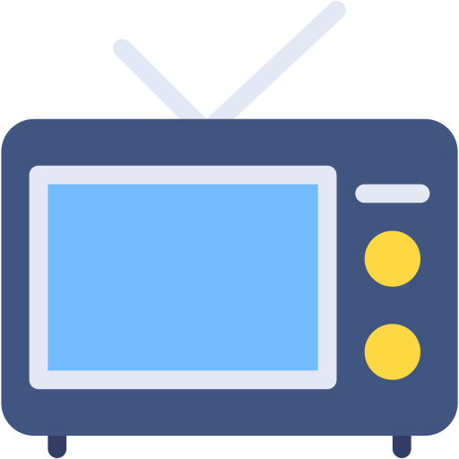 Tv Generic color fill icon