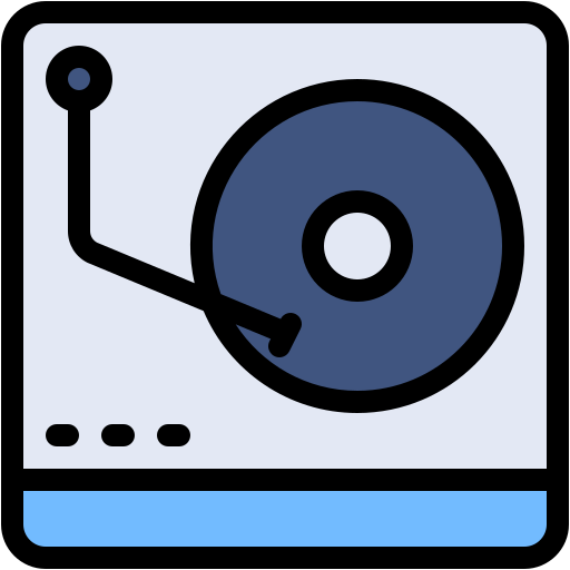 reproductor de vinilo icono gratis