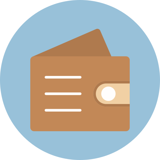 billetera icono gratis