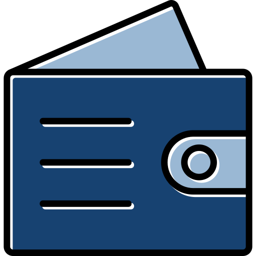 billetera icono gratis