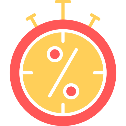 Stopwatch Generic color fill icon