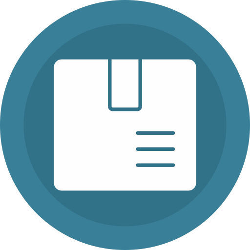 caja de entrega icono gratis