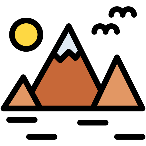 Mountain Generic color lineal-color icon