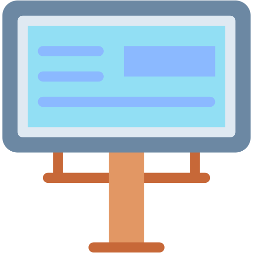 Billboard free icon