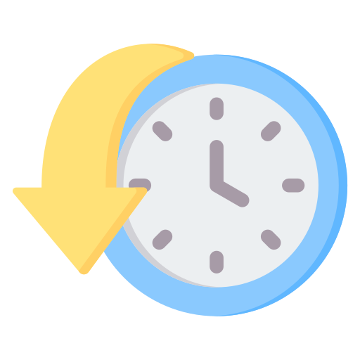 Down time - Free time and date icons