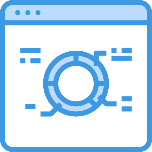 analítica de datos icono gratis