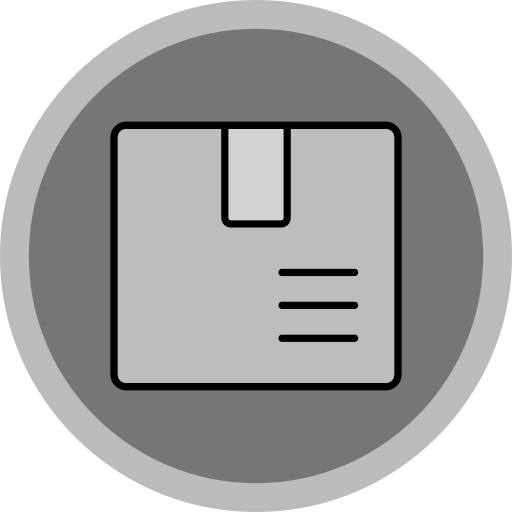 caja de entrega icono gratis