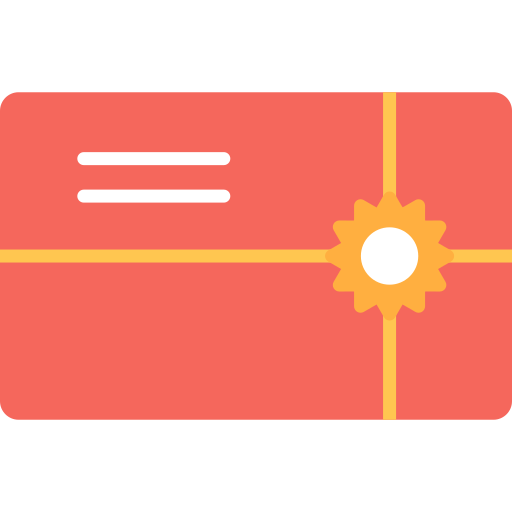 tarjeta de regalo icono gratis