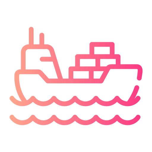Cargo ship free icon