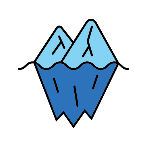 Iceberg free icon Iceberg free icon