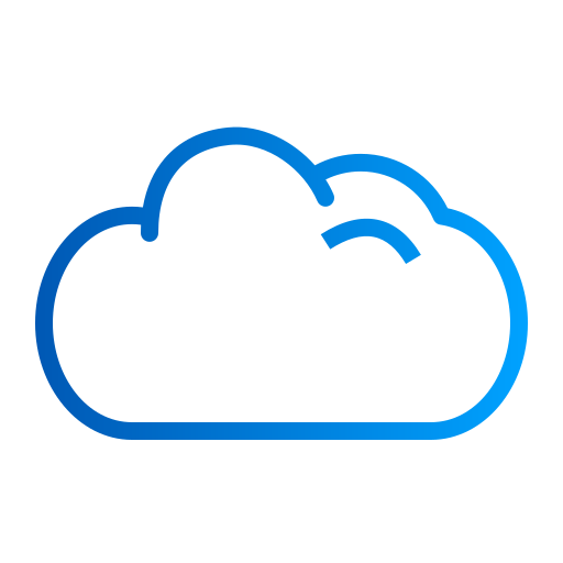 Cloud Generic gradient outline icon