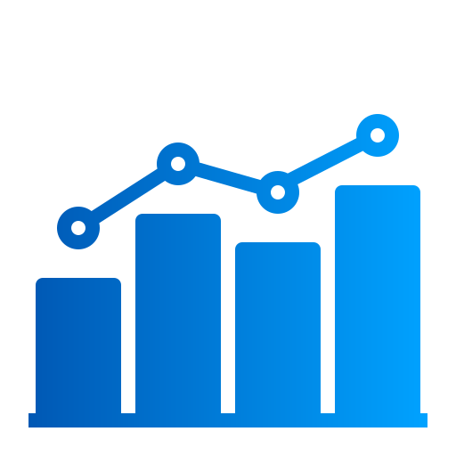 gráfico de barras icono gratis