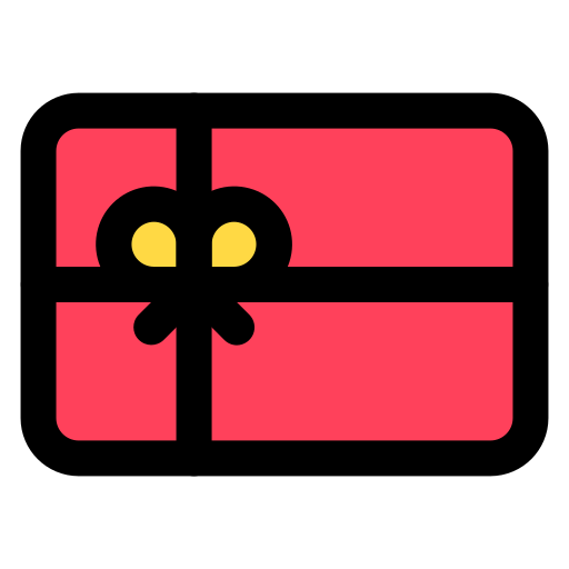 tarjeta de regalo icono gratis