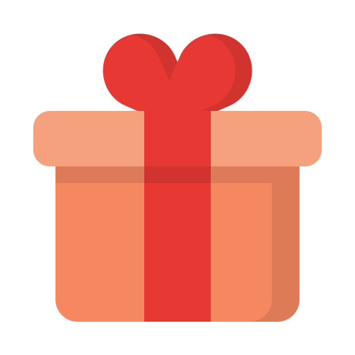 caja de regalo icono gratis