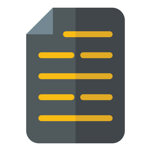 Document Generic color fill icon