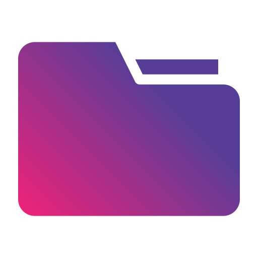 Folder Generic gradient fill icon