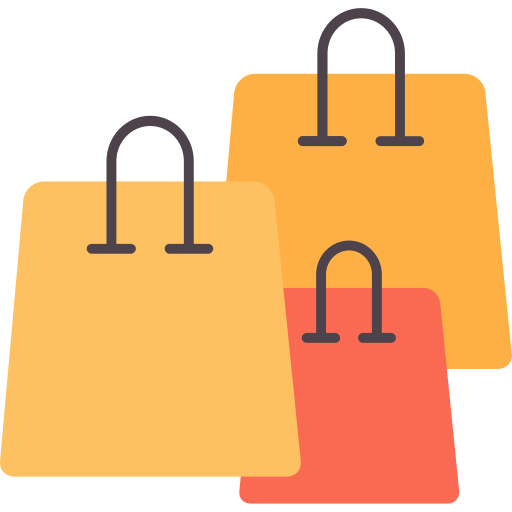 Shopping bags Generic color fill icon